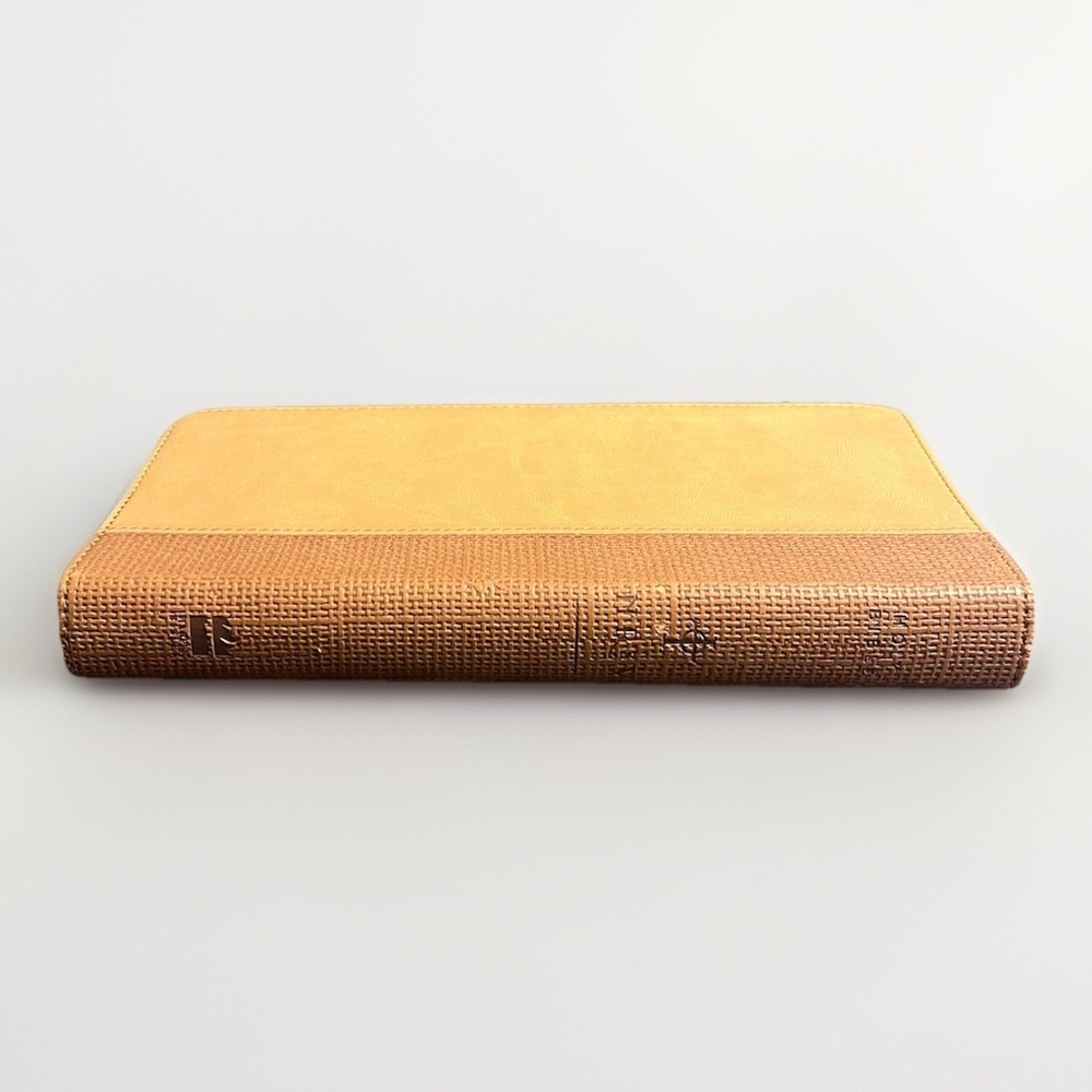 NRSV Go-Anywhere‎ Thinline Bible 2007 First Edition HarperCollins Tan Brown